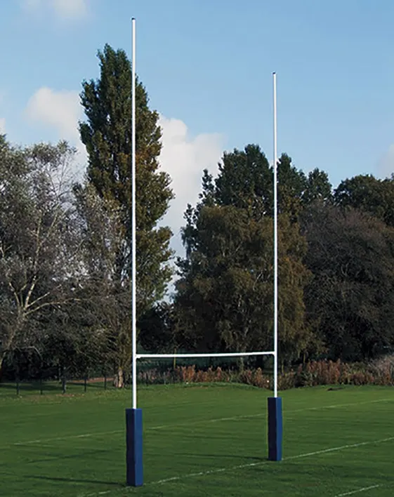 JUEGO PORTERÍAS RUGBY METÁLICAS TUBO Ø 100
