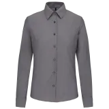 Camisa oxford manga larga mujer