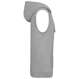 Sudadera con capucha sin mangas unisex