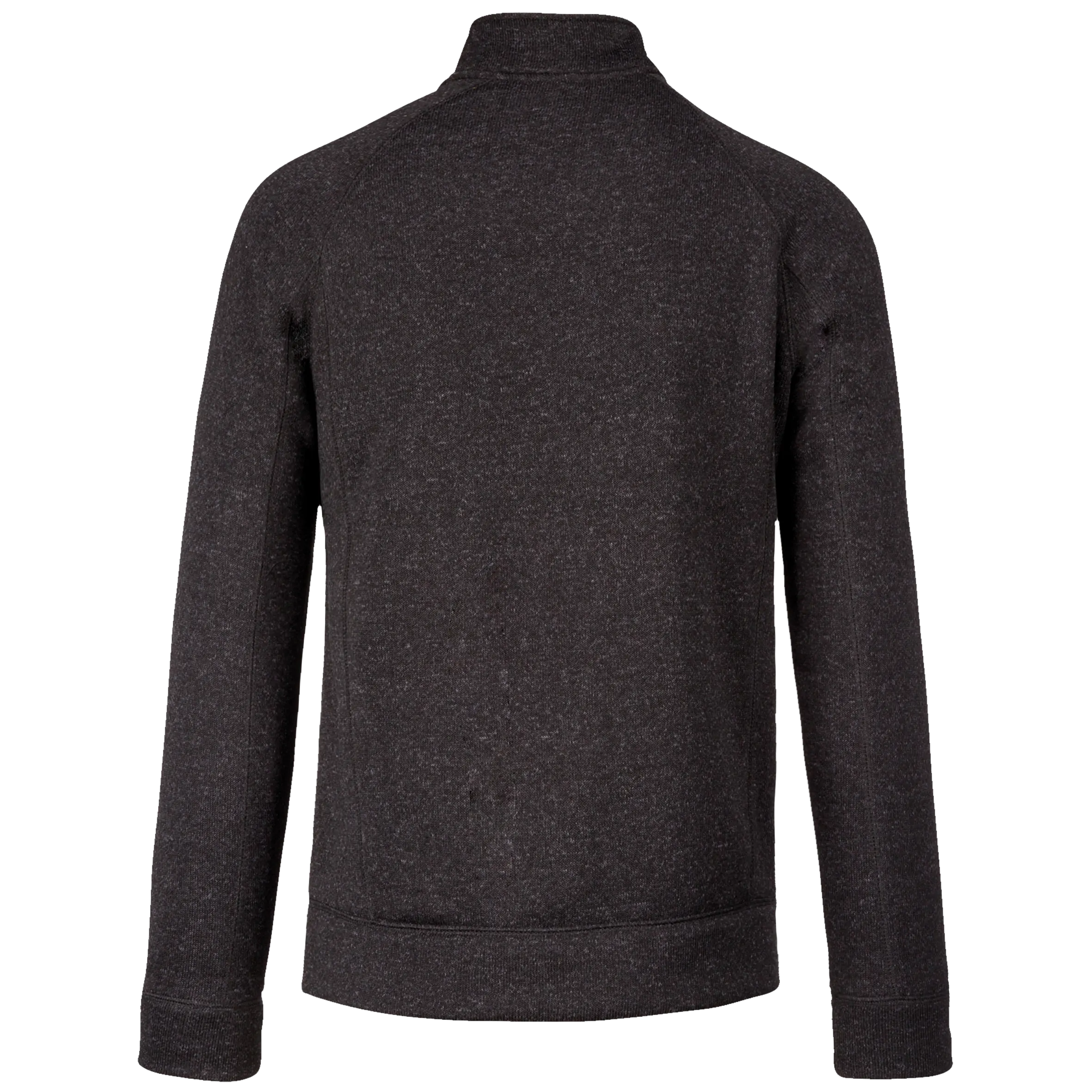 Chaqueta jaspeada con cremallera hombre