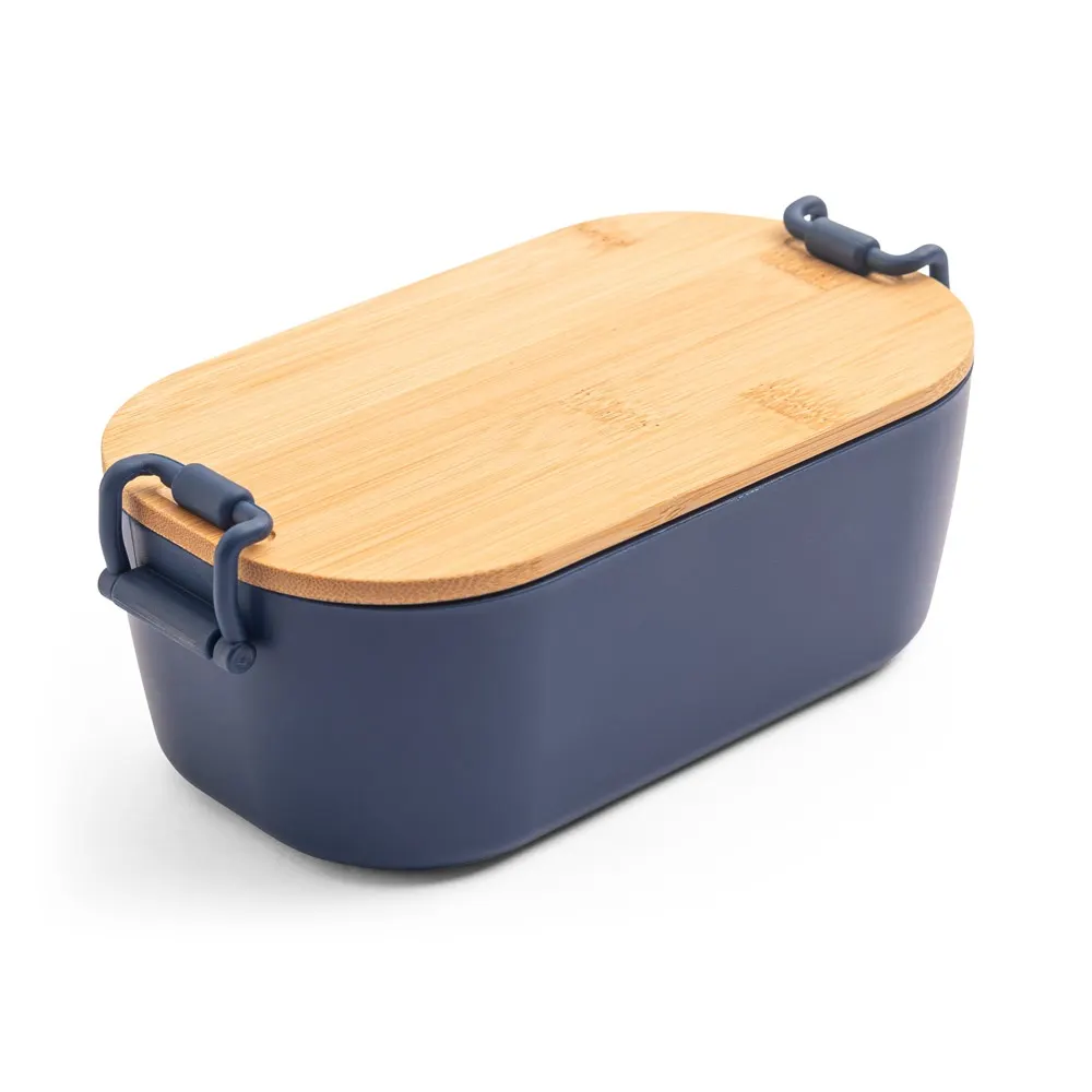 MAHLEB. Caja hermética de PP con tapa de bambú