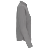 Camisa cuello mao manga larga mujer