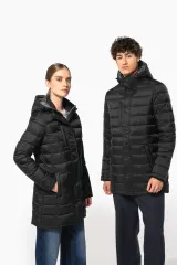 Parka ligera acolchada con capucha para hombre