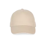 Gorra con sandwich contrastado 5 paneles