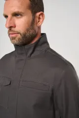 Chaqueta de trabajo sin metal unisex