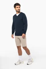 Jersey cuello de pico ecorresponsable hombre