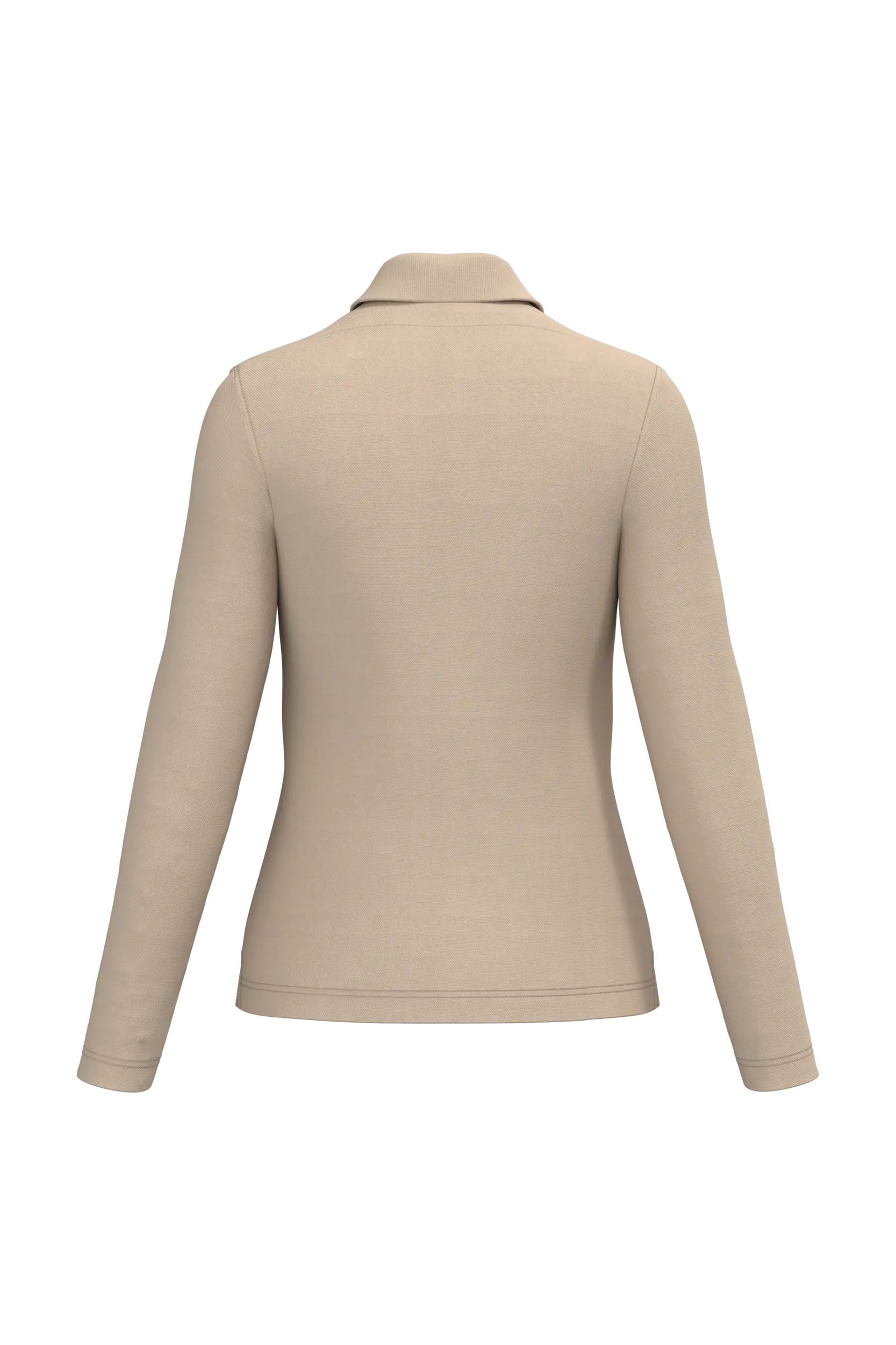 Polo manga larga mujer