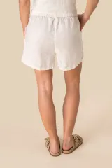 Short de lino mujer