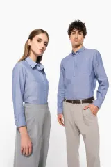 Camisa oxford manga larga hombre