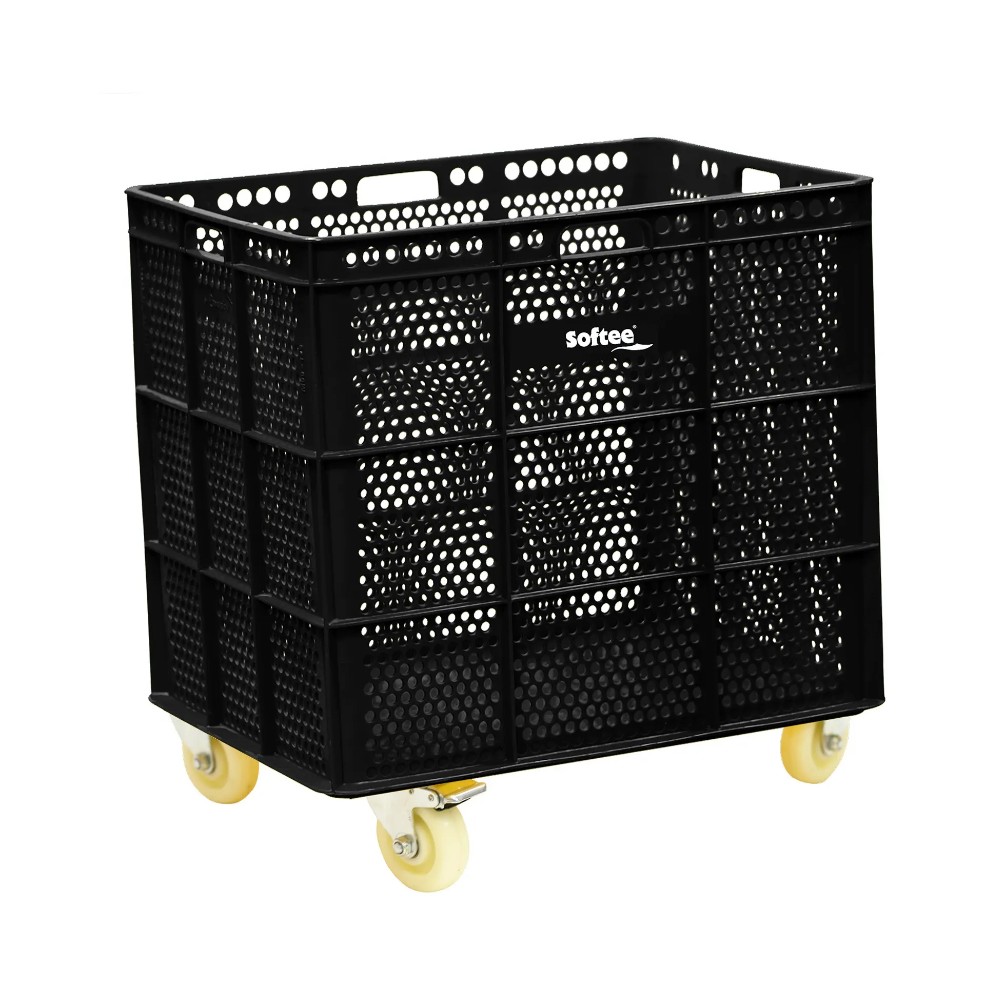 BANASTA CON RUEDAS INOX