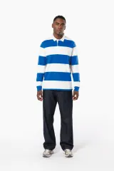 Polo a rayas manga larga unisex