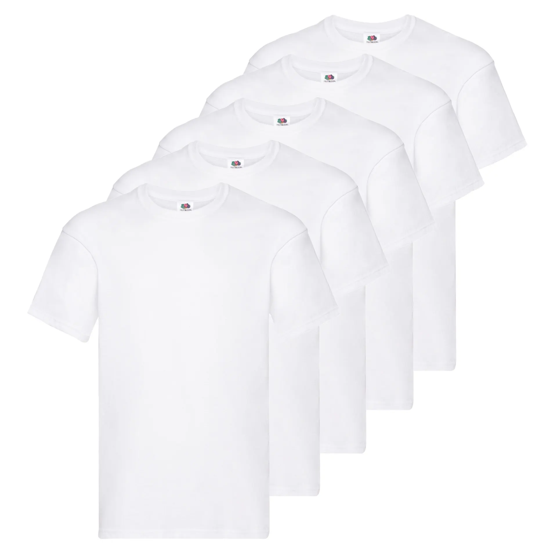 PACK DE 5 CAMISETAS FRUIT OF THE LOOM ORIGINAL T