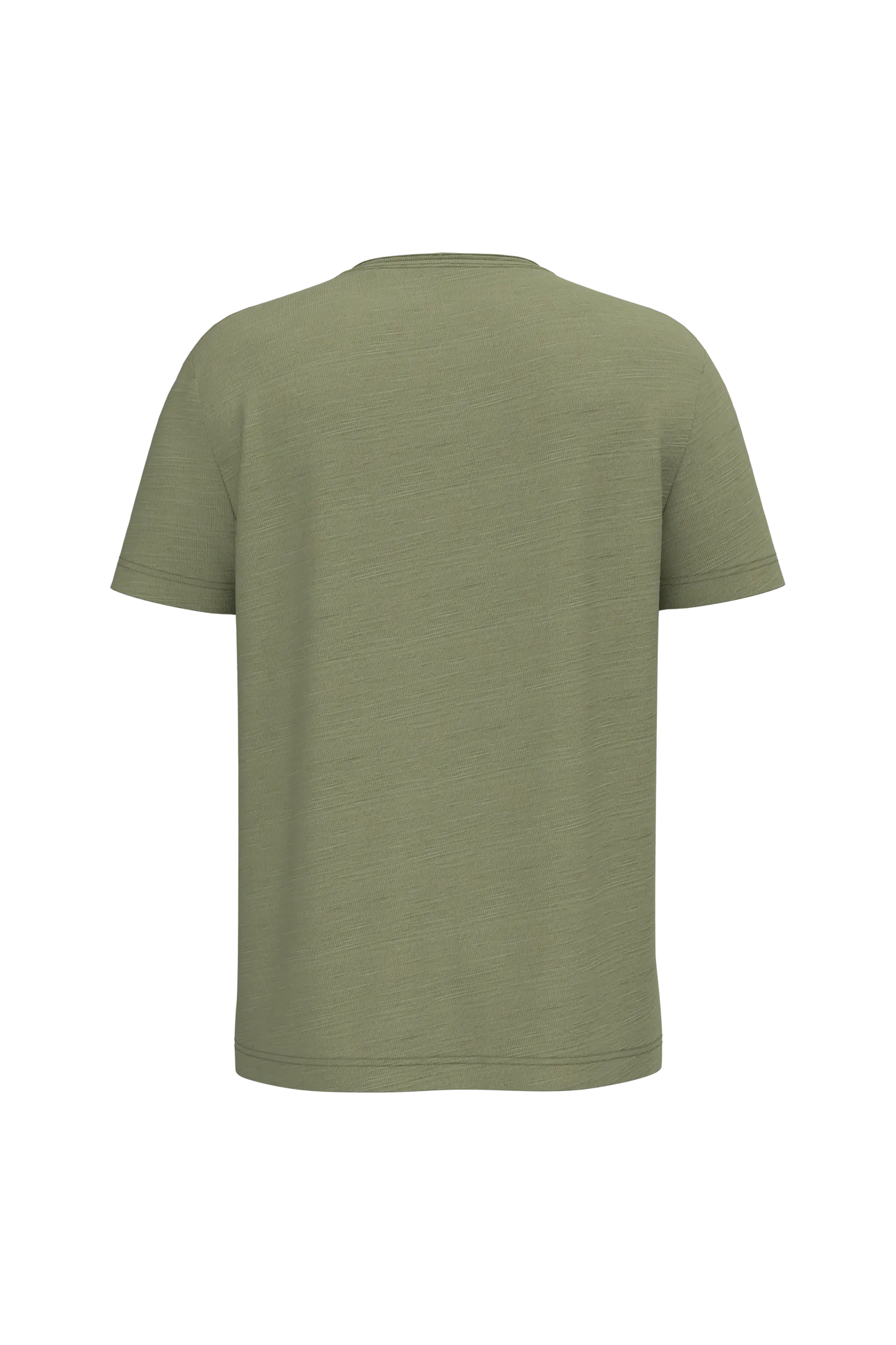 Camiseta ecorresponsable cuello slub y hombros caídos hombre