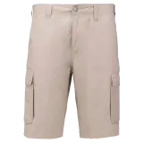Bermuda ligera multibolsillos para hombre