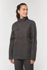 Chaqueta de trabajo sin metal unisex