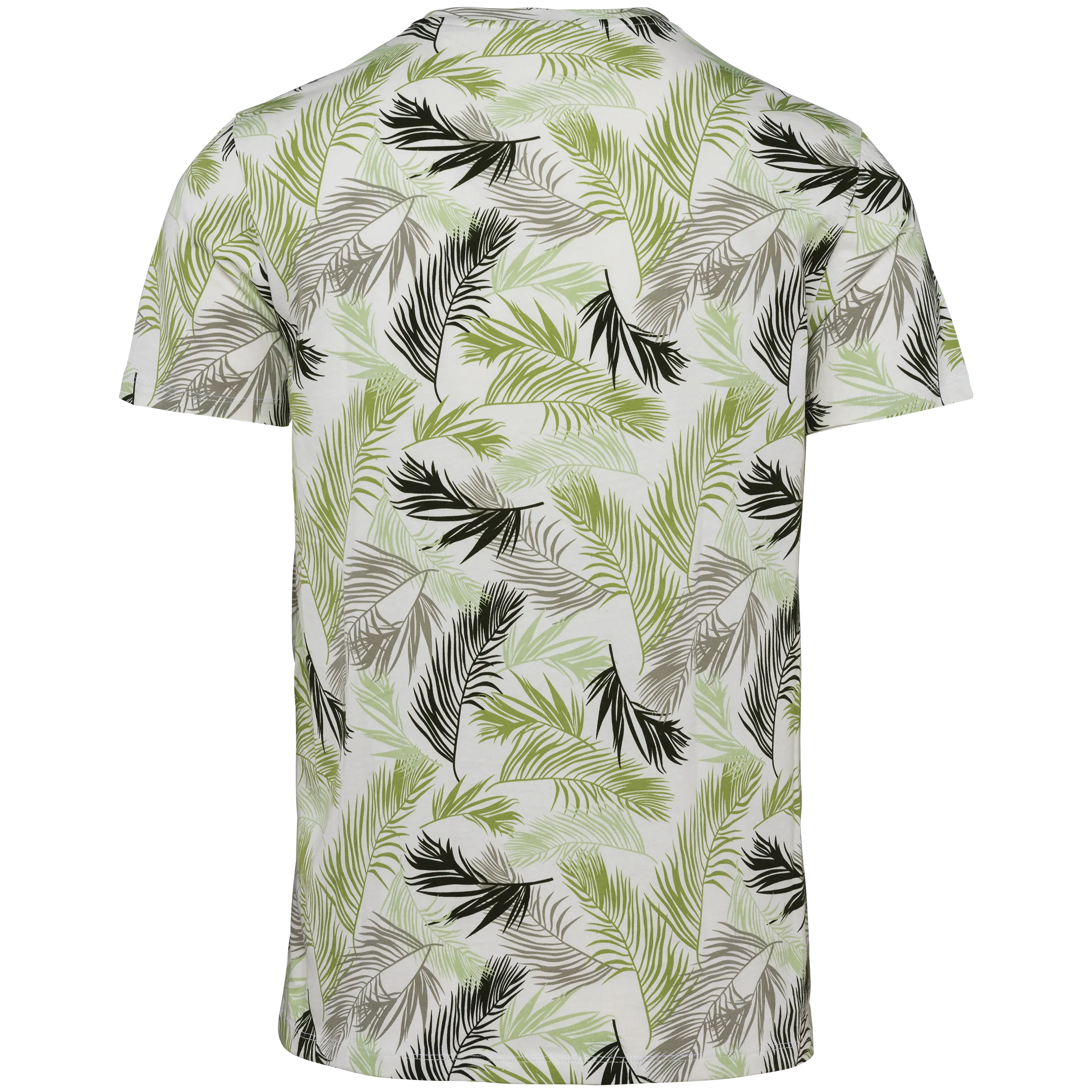 Camiseta ecorresponsable con estampado tropical hombre