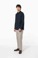 Camisa Safari manga larga hombre