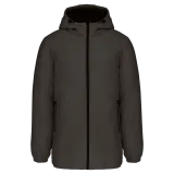 Parka con capucha reciclada unisex