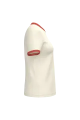 Camiseta ringer ecorresponsable con ribetes contrastados efecto lavado mujer
