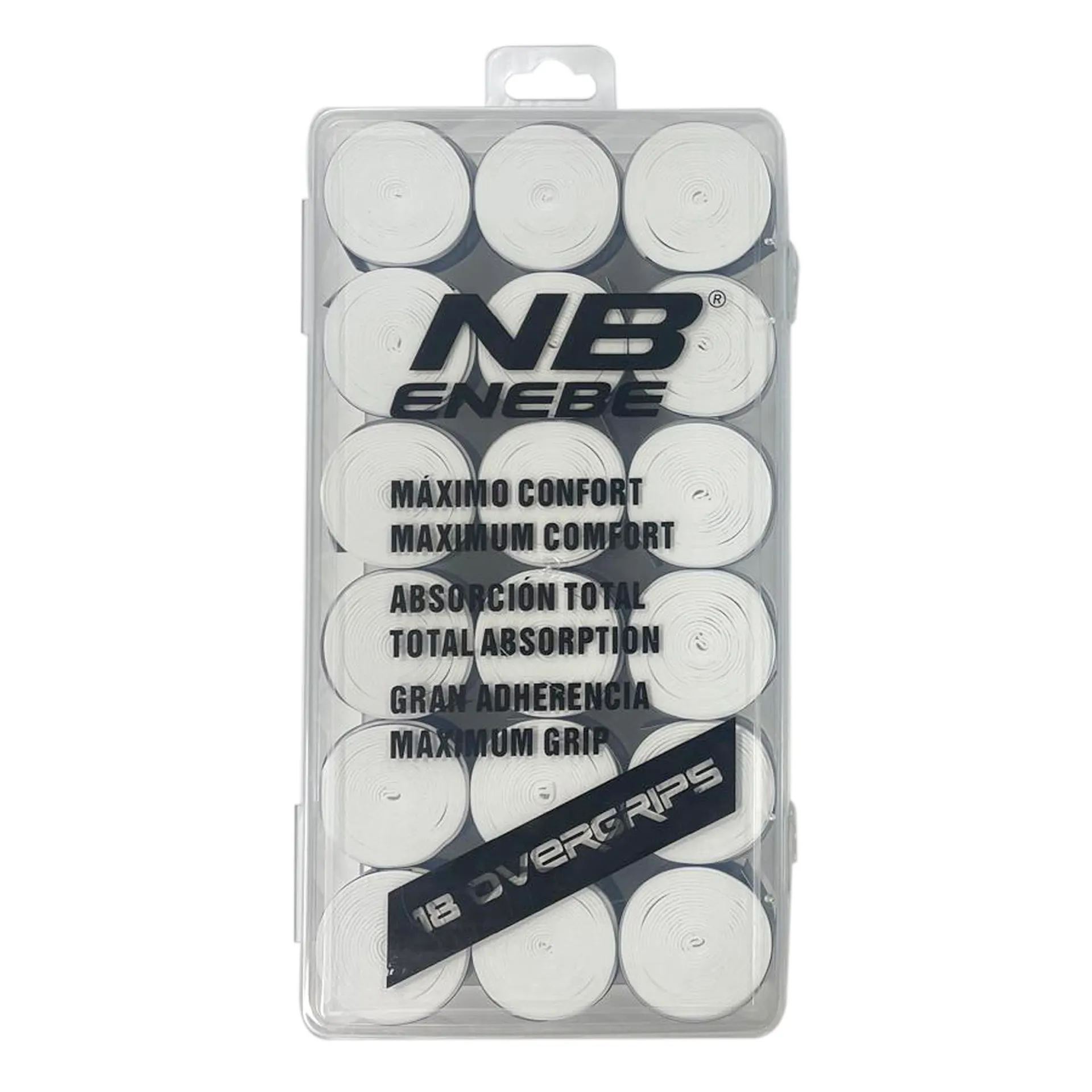 PACK DE 18 OVERGRIPS LISOS ENEBE