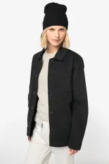 Chaqueta tipo worker ecorresponsable de efecto lavado unisex