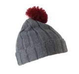 Grey / Burgundy