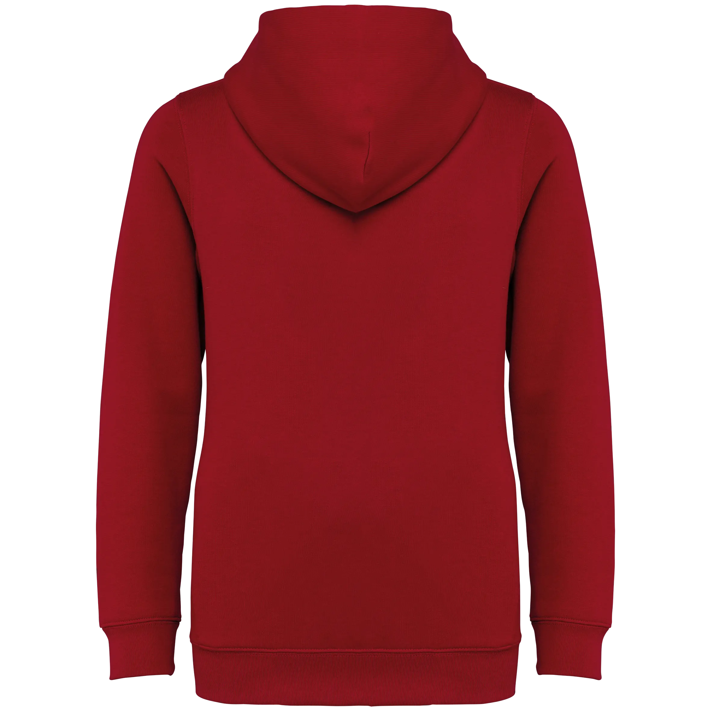 Sudadera ecorresponsable con capucha y cremallera infantil