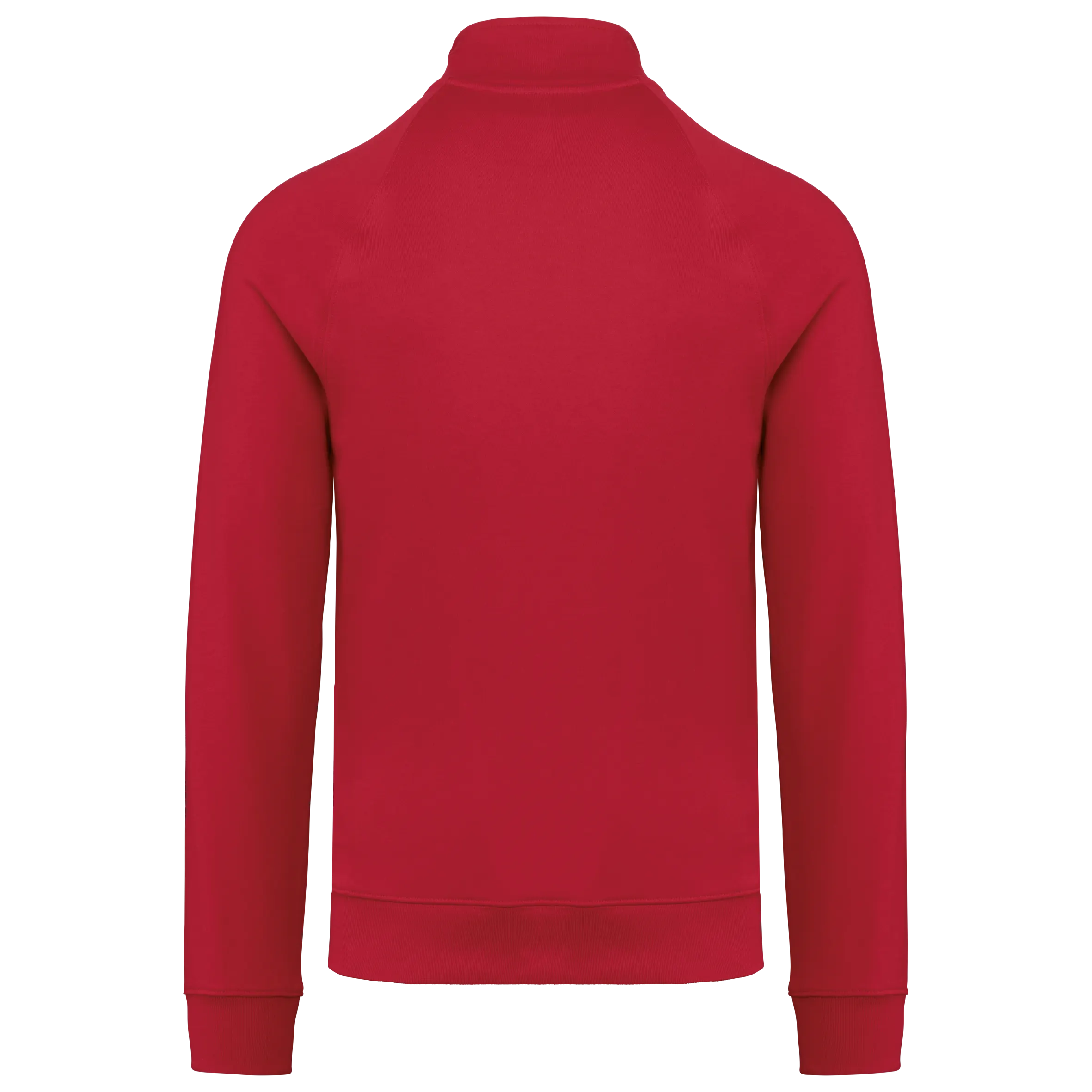 Chaqueta de felpa de algodón mangas raglán unisex