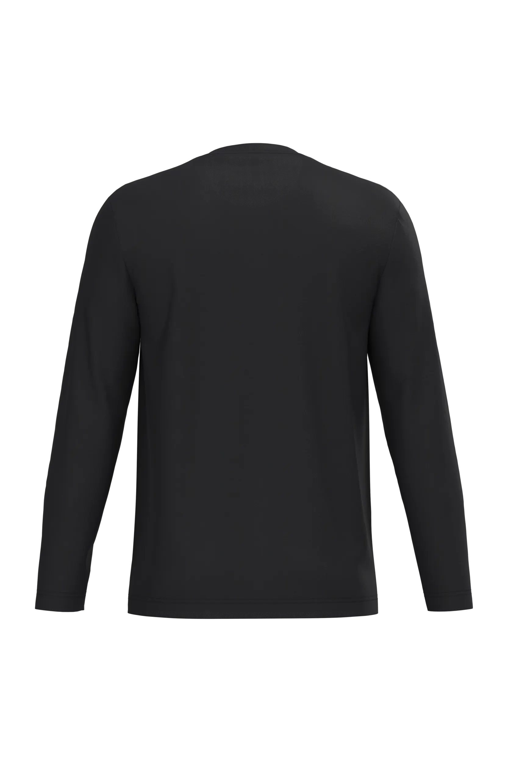 Camiseta maga larga y cuello redondo hombre