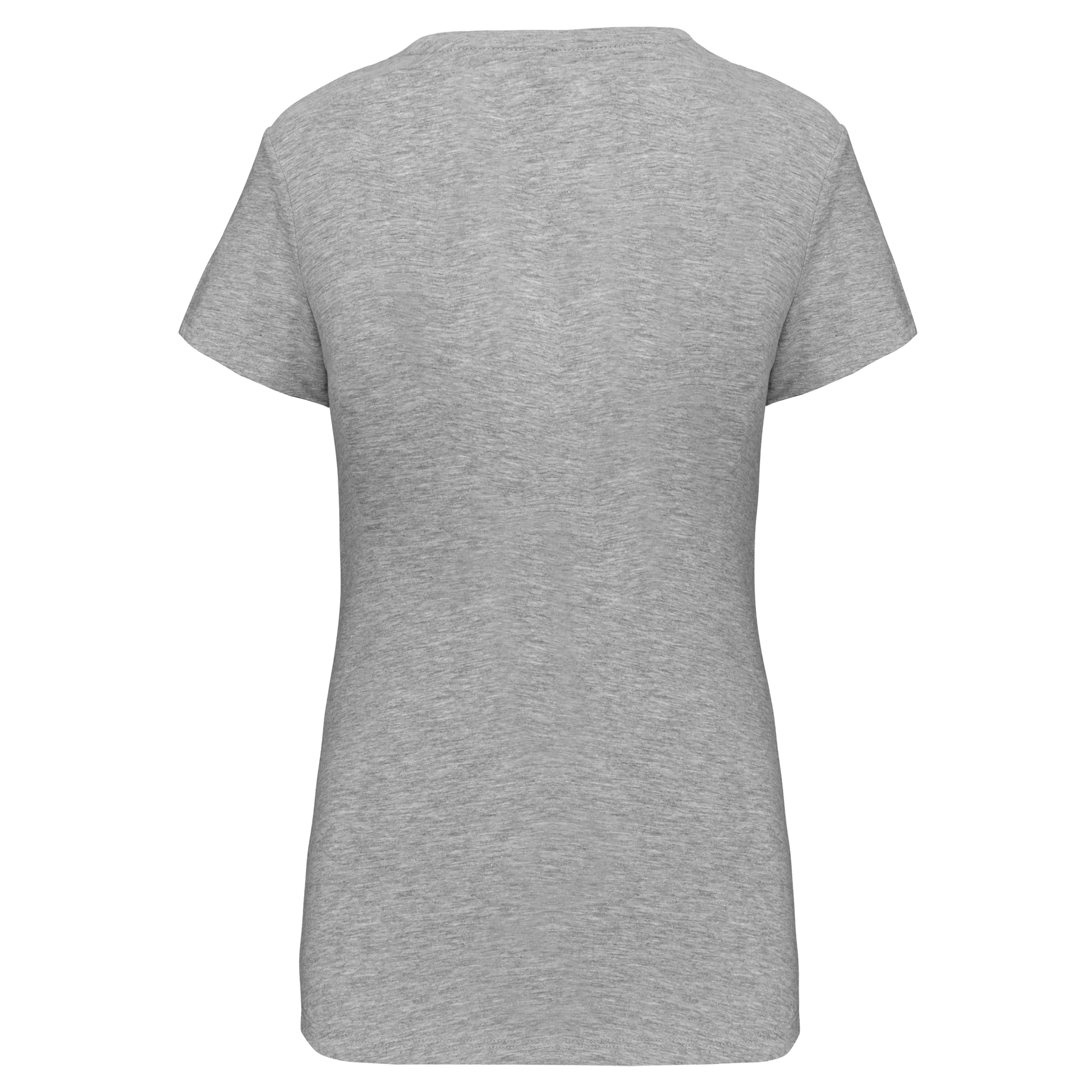 Camiseta con elastano cuello de pico mujer