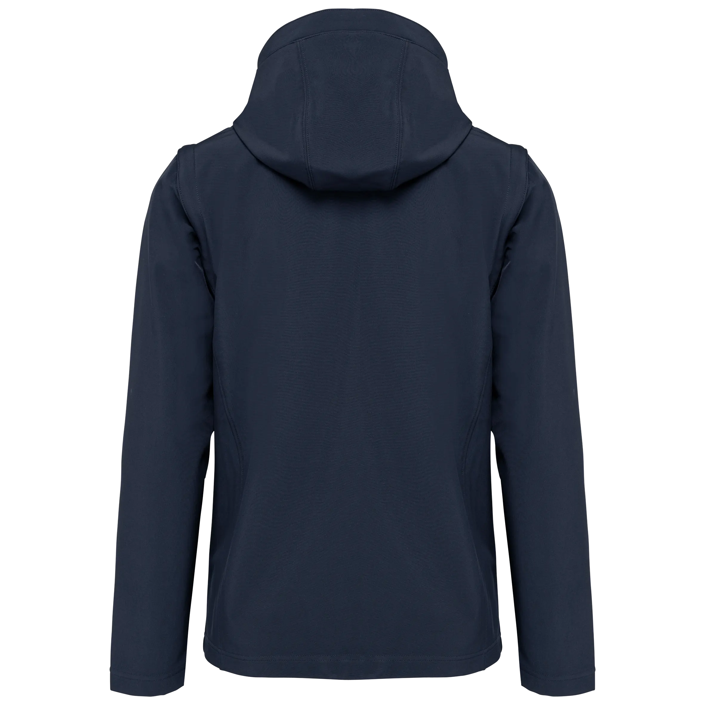 Chaquetas softshell 3 capas con capucha y mangas extraíbles unisex