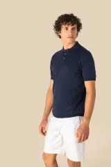Polo ecorresponsable de punto hombre