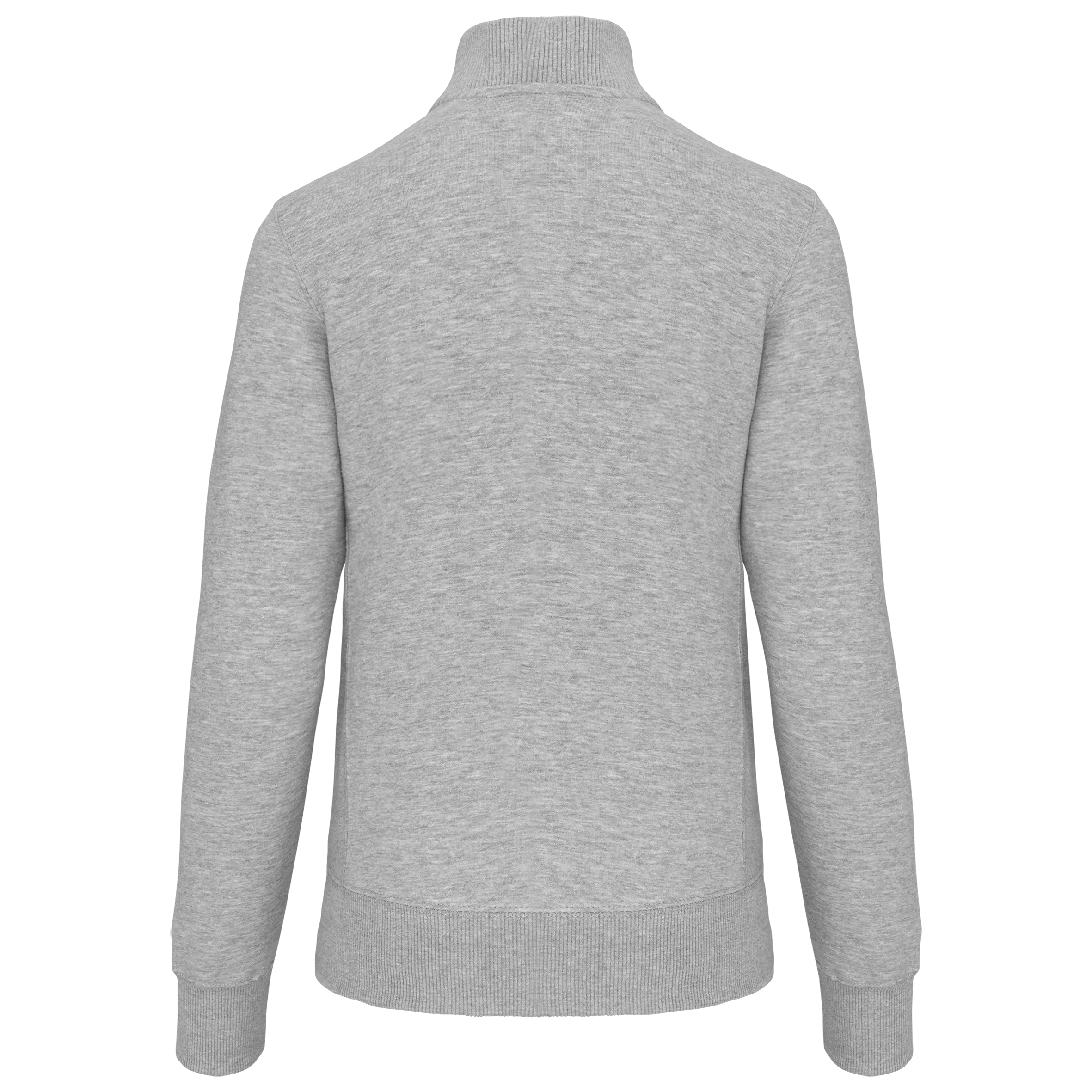 Chaqueta de felpa con cremallera mujer
