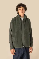 Chaleco de sherpa hombre