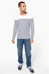 Camiseta marinera de manga larga de hombre
