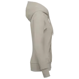 Sudadera con capucha y cremallera ecorresponsable mujer