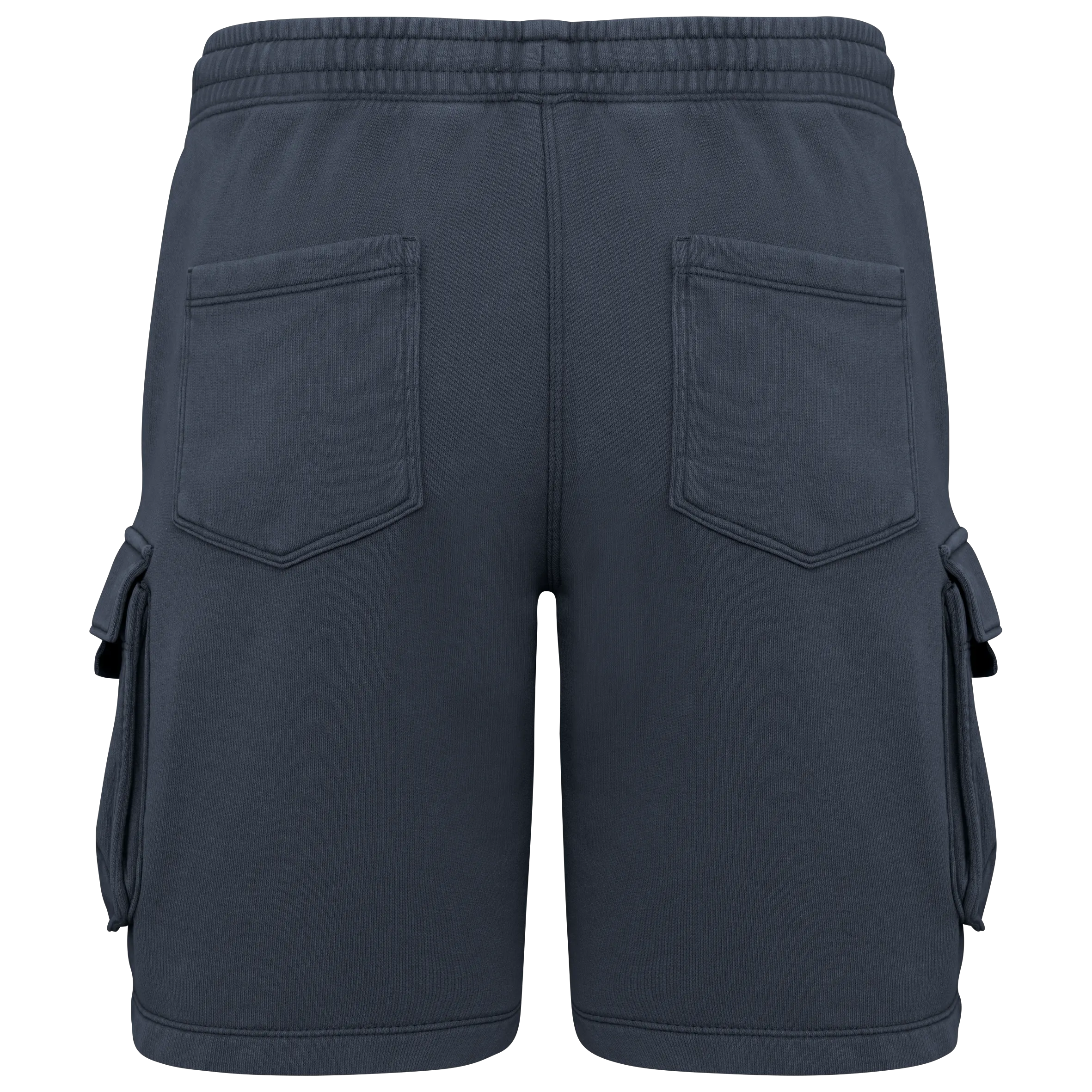 Bermuda tipo cargo ecorresponsable efecto lavado French Terry hombre
