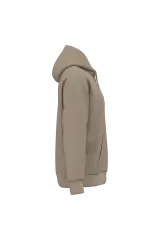 Sudadera sostenible con cremallera y capucha oversize unisex