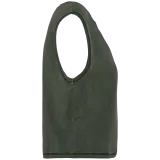 Camiseta crop ecorresponsable sin mangas mujer