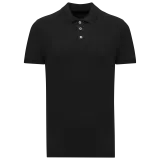 Polo de punto piqué manga corta hombre