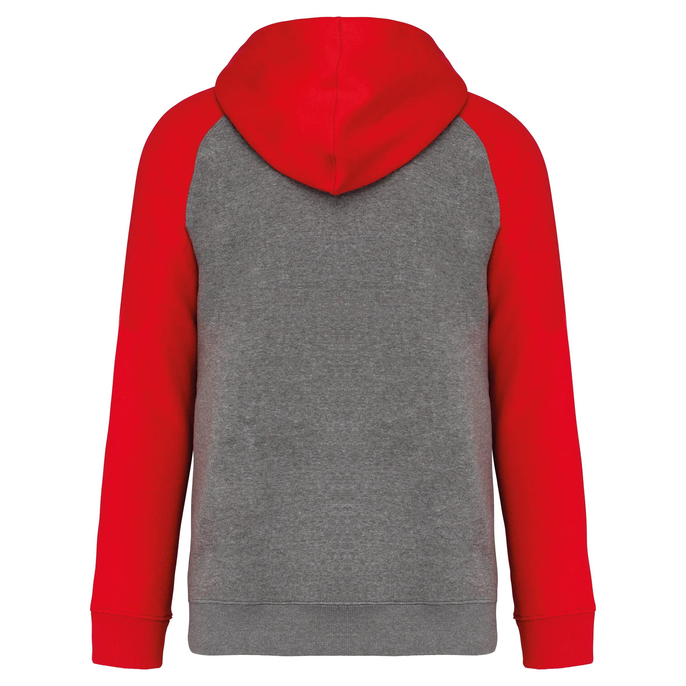Sudadera bicolor con capucha adulto