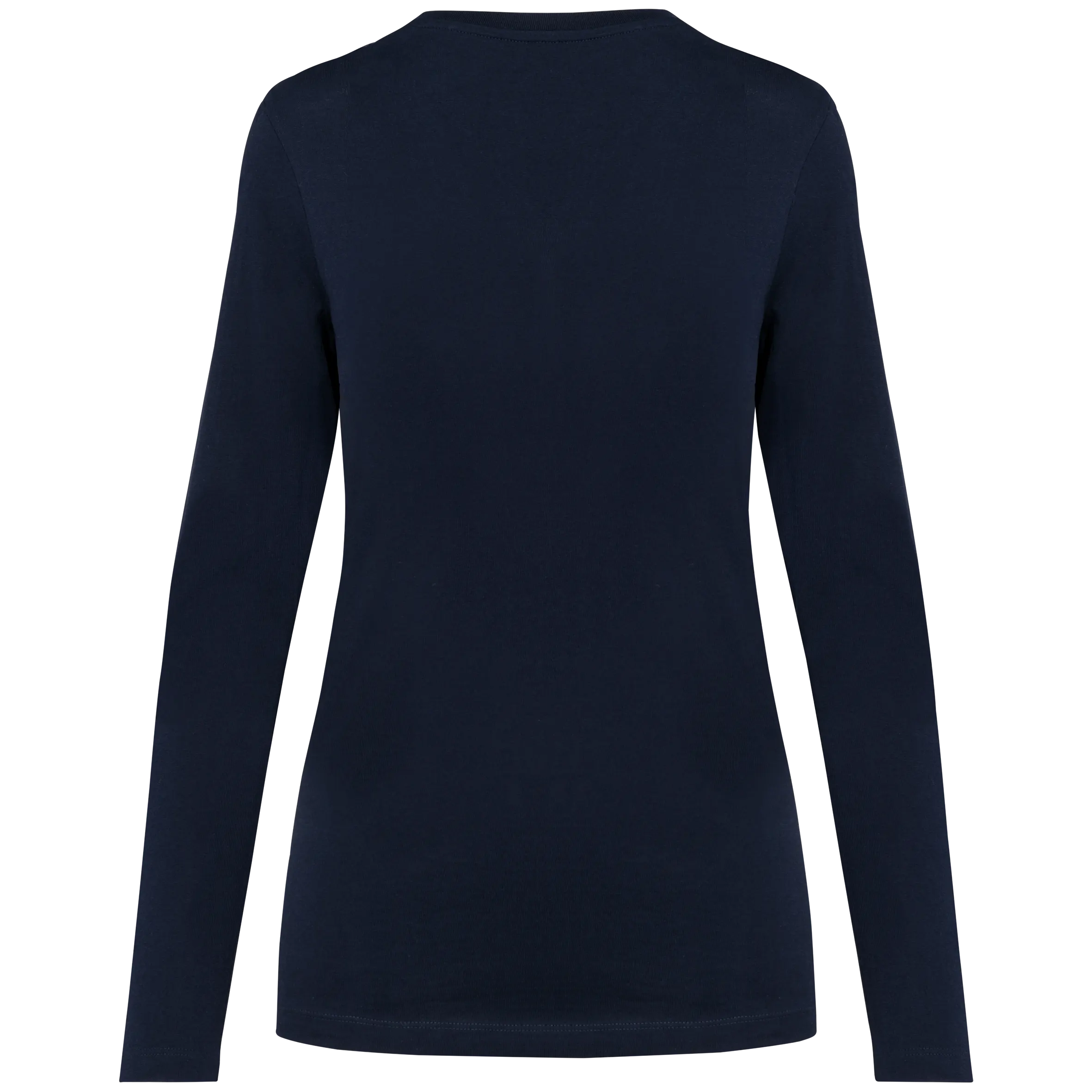 Camiseta Supima® cuello redondo manga larga mujer