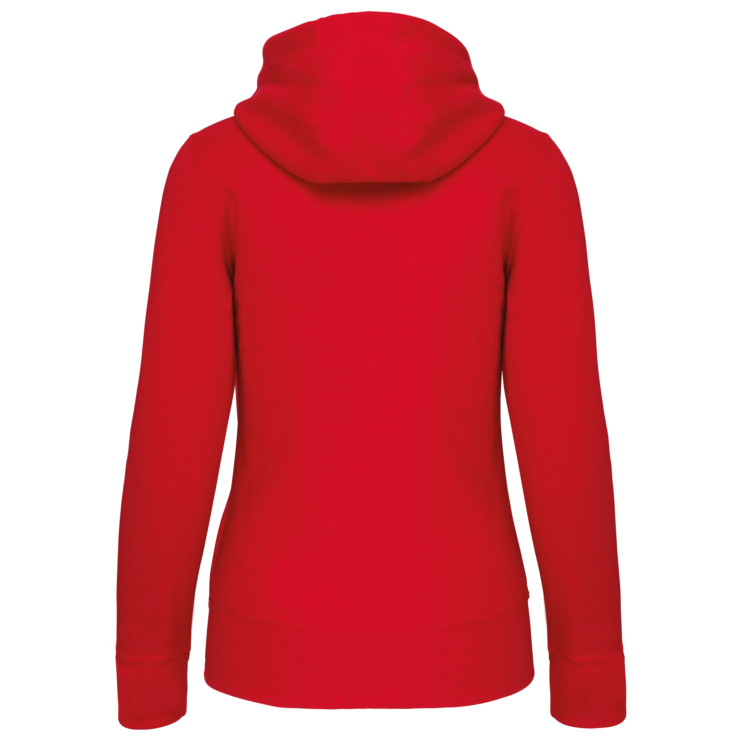 Sudadera con capucha y cremallera de mujer