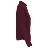 Camisa cuello mao manga larga mujer