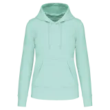 Sudadera capucha ecorresponsable mujer