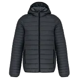 Chaqueta acolchada y ligera con capucha hombre