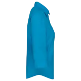 Camisa popelina de polialgodón manga 3/4 de fácil cuidado mujer