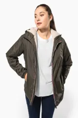 Chaqueta con forro de sherpa unisex