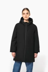 Parka con capucha reciclada unisex