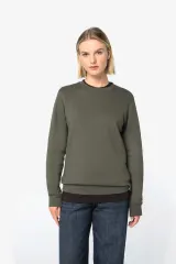 Sudadera ecorresponsable cuello redondo unisex